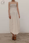 SWAYING/KNIT Knitted Panel Skirt SW22SSL53 Beige/White PS48